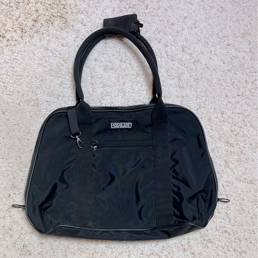 Lands End Direct Merchants Business Travel Messenger Laptop Bag